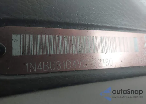 1997 Nissan Altima z USA, uszkodzony, nr VIN 1N4BU31D4VC262180